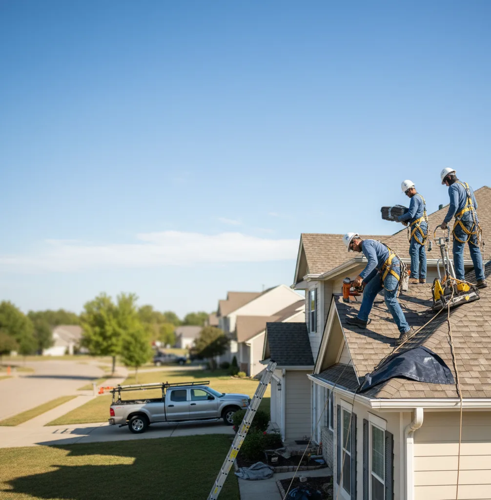 Roof Repair in Romance
